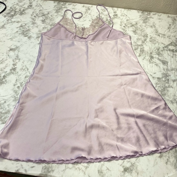 Ekouaer Pastel Purple Lightweight Night Gown Lingerie Dress Size Medium - Picture 8 of 13